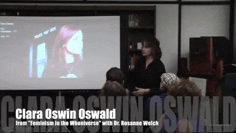 Clara Oswin Oswald from Doctor Who: Feminism in the Whoniverse with Dr. Rosanne Welch 