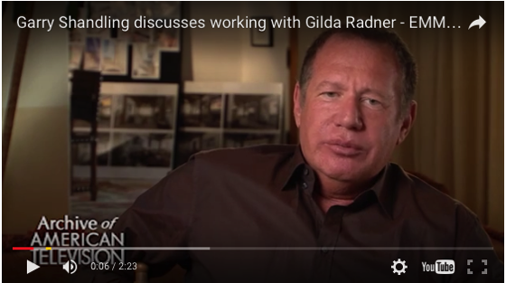 With Garry Shandling, it always came down to good writing [Video}