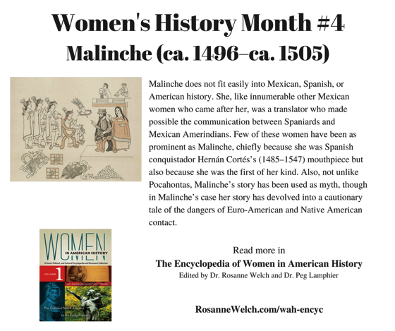 Women’s History Month – 4 in a series – Malinche