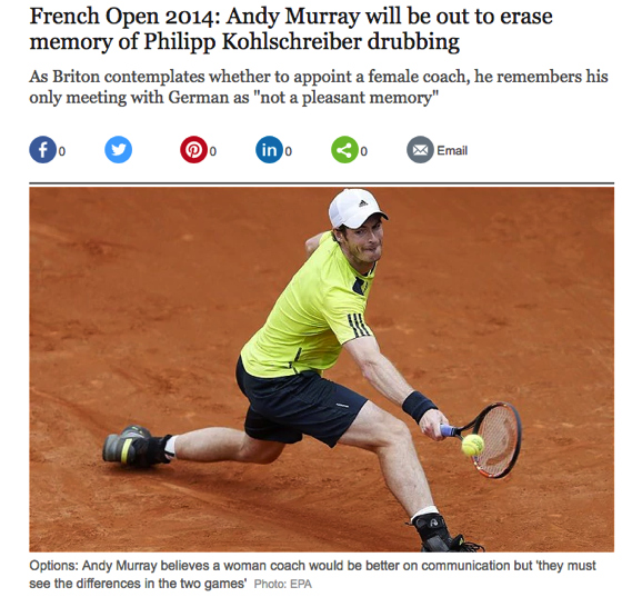 From The Research Vault: French Open 2014: Andy Murray will be out to erase memory of Philipp Kohlschreiber drubbing