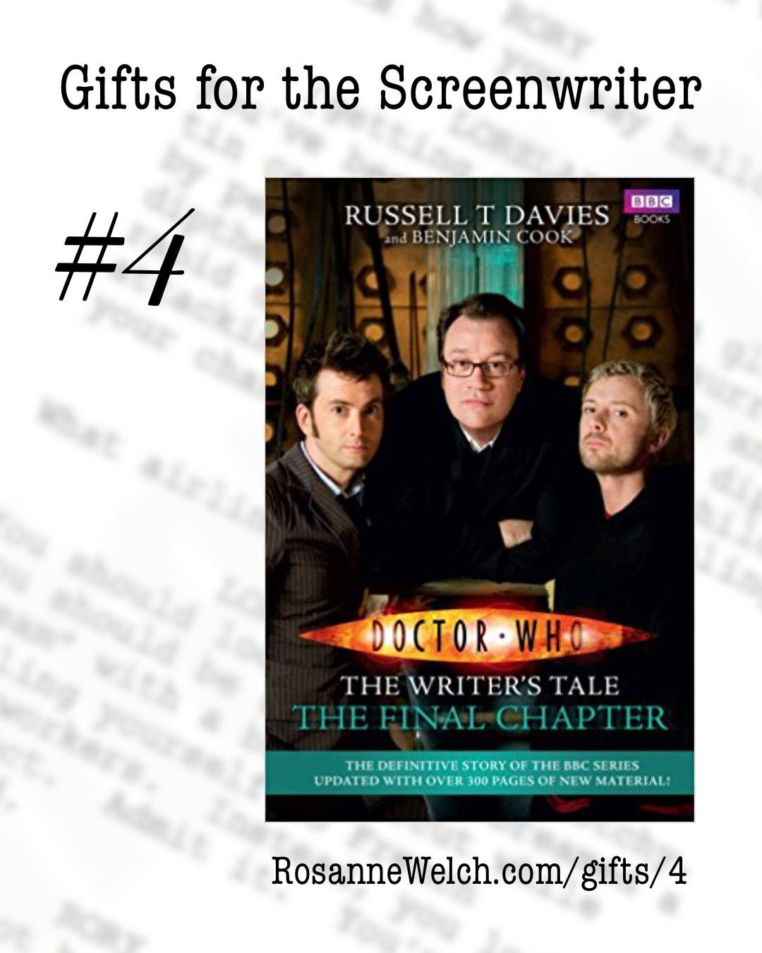 Doctor Who: The Writer’s Tale by Russell T. Davies | Gifts for the Screenwriter #4