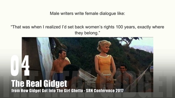 04 The Real Gidget from How Gidget Got Into the Girl Ghetto - Dr. Rosanne Welch - SRN Conference 2017