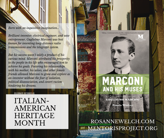 Marconi and His Muses: A Novel Based on the Life of Guglielmo Marconi By Pamela Winfrey - Italian-American Heritage Month - 15 in a series