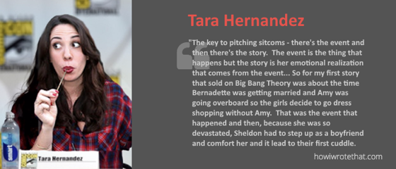 Listen to the latest How I Wrote That Podcast with Tera Hernandez of The Big Bang Theory [Audio]