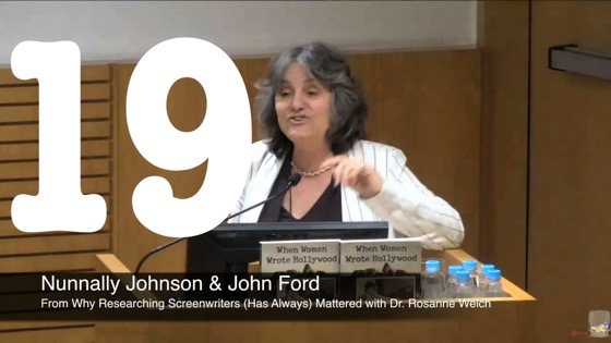 19 Nunnally Johnson and John Ford from Why Researching Screenwriters (has Always) Mattered [Video] (51 seconds)