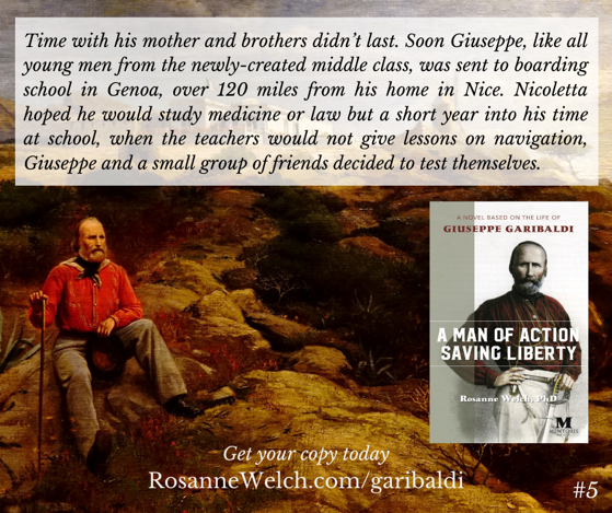 “A Man Of Action Saving Liberty: A Novel Based On The Life Of Giuseppe Garibaldi” – 5 in a series