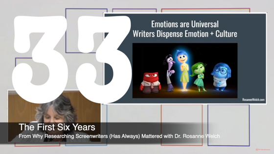 33 The First Six Years from Why Researching Screenwriters Has Always Mattered [Video] (49 seconds)