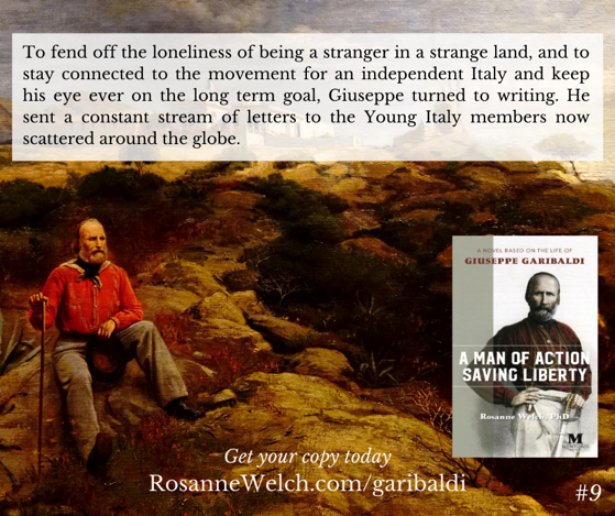 “A Man Of Action Saving Liberty: A Novel Based On The Life Of Giuseppe Garibaldi” – 9 in a series