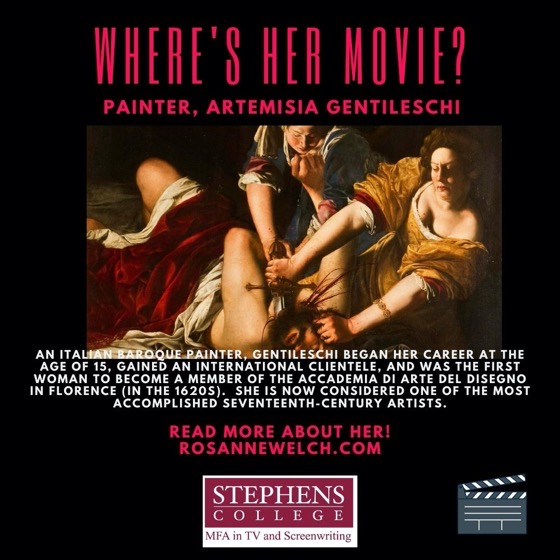 Where's Her Movie? Painter, Artemisia Gentileschi - 3 in a series