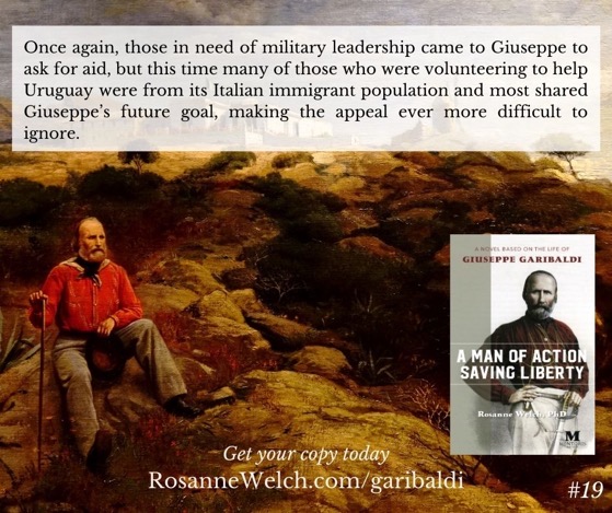 “A Man Of Action Saving Liberty: A Novel Based On The Life Of Giuseppe Garibaldi” – 19 in a series