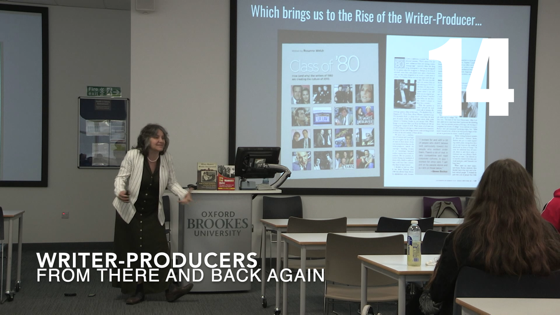 14 Writers-Producers from There And Back Again: Writing and Developing for American TV [Video] (56 seconds)