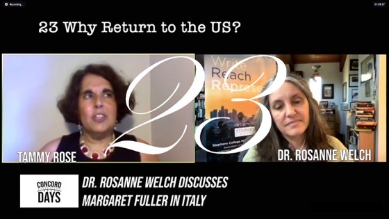 23 Why Return to the US?  from Concord Days: Margaret Fuller in Italy [Video]