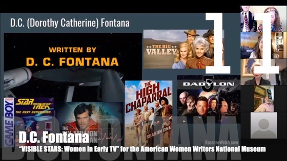 11 D. C. Fontana From Women in Early TV for the American Women Writers National Museum [Video]