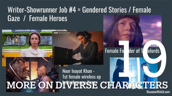 19 More On Diverse Characters…from The Difficulties and Delicacies of Writing the First Female Doctor in 50+ years [Video] [Doctor Who]