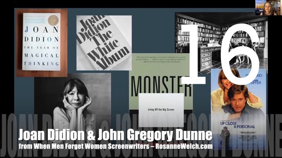 16 Joan Didion & John Gregory Dunne from When Men Forget Women: The Many Ways Male Screenwriters Fail to Mention their Female Colleagues [Video]
