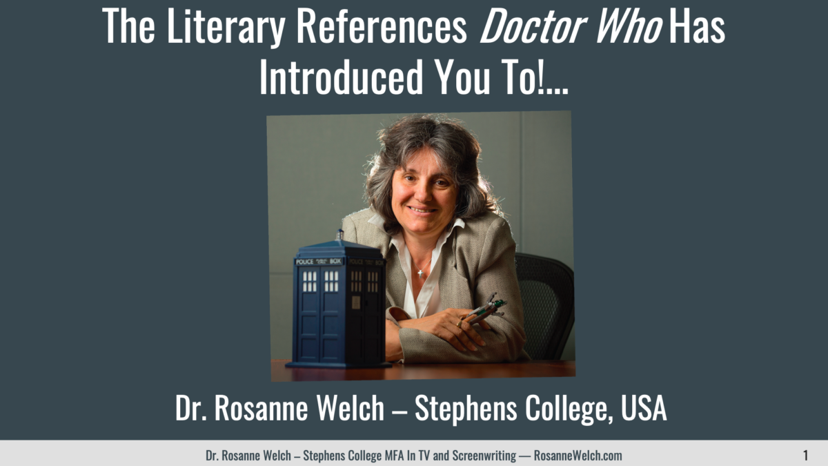 The Literary References Doctor Who Has Introduced You To With Dr. Rosanne Welch– San Diego Who Con 2024 [Video]